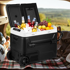 SWANEW Kompressor Kühlbox 50L mit App-Steuerung Elektrische Auto Kühlschrank Camping