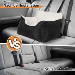 SWANEW Hundesitz auto, für Kleine Mittlere Hunde, Wasserdicht Hundeautositz