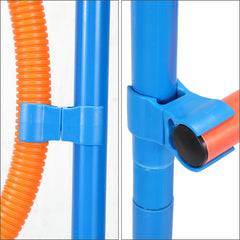 SWANEW Agility Set Hunde groß, 5-teiliges Set Hundetraining zubehör Agility Hürde, Slalom, Agility Hürde, Sprungring & Hundetunnel