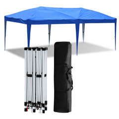 SWANEW Faltpavillon mit Zentralverriegelung, Pop Up Pavillon, 3x6m, UV-Schutz, Wasserdicht
