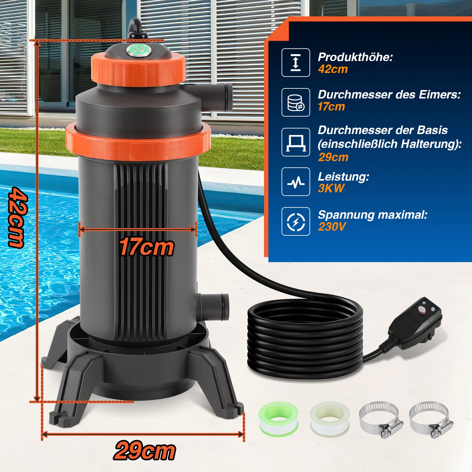 Poolheizung Elektrisch