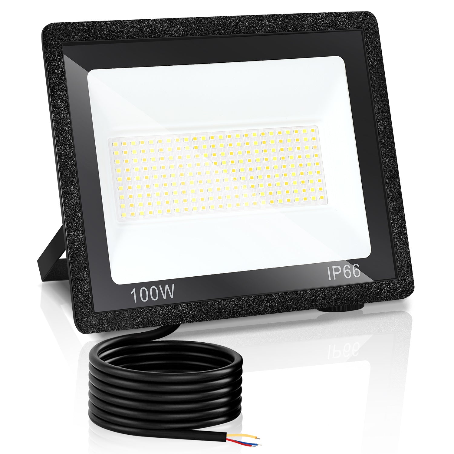 SWANEW LED Strahler Außen Dimmbar, LED Fluter 3000K/4000K/6500K, IP66 Wasserdicht Scheinwerfer (kein Stecker)