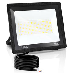 SWANEW LED Strahler Außen Dimmbar, LED Fluter 3000K/4000K/6500K, IP66 Wasserdicht Scheinwerfer (kein Stecker)