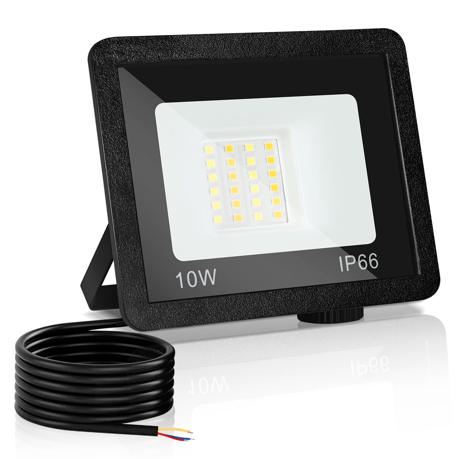 SWANEW LED Strahler Außen Dimmbar, LED Fluter 3000K/4000K/6500K, IP66 Wasserdicht Scheinwerfer (kein Stecker)