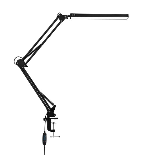 SWANEW LED Schreibtischlampe, 10W Klemmleuchte, Dimmbar Tischlampe