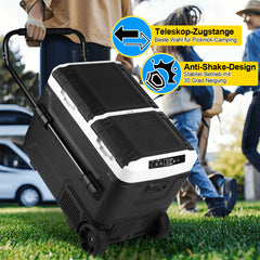 SWANEW Kompressor Kühlbox 50L mit App-Steuerung Elektrische Auto Kühlschrank Camping