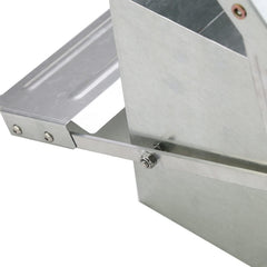 SWANEW Futterautomat Hühner Futterspender 5kg Tröge, mit Deckel, futtertrog hühner, Wetterfester Fußpedal selbstöffnender Futtertrog