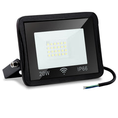 SWANEW LED Strahler Außen, LED Fluter 10W-100W, LED Scheinwerfer Kaltweiß/Warmweiß, Aussenstrahler IP66 Wasserdicht (Kein Stecker)