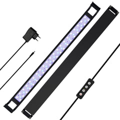 SWANEW LED Aquarium Beleuchtung, 16W/20W/25W, Aquariumbeleuchtung Weiß Blau, Aquarium Lampe mit Verstellbarer Halterung, für 90cm-120cm Süßwasser-Aquarien