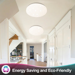 SWANEW 24W LED Deckenleuchte mit Sternenhimmel-Effekt, Deckenstrahler Fernbedienung und RGB-Farbwechsel