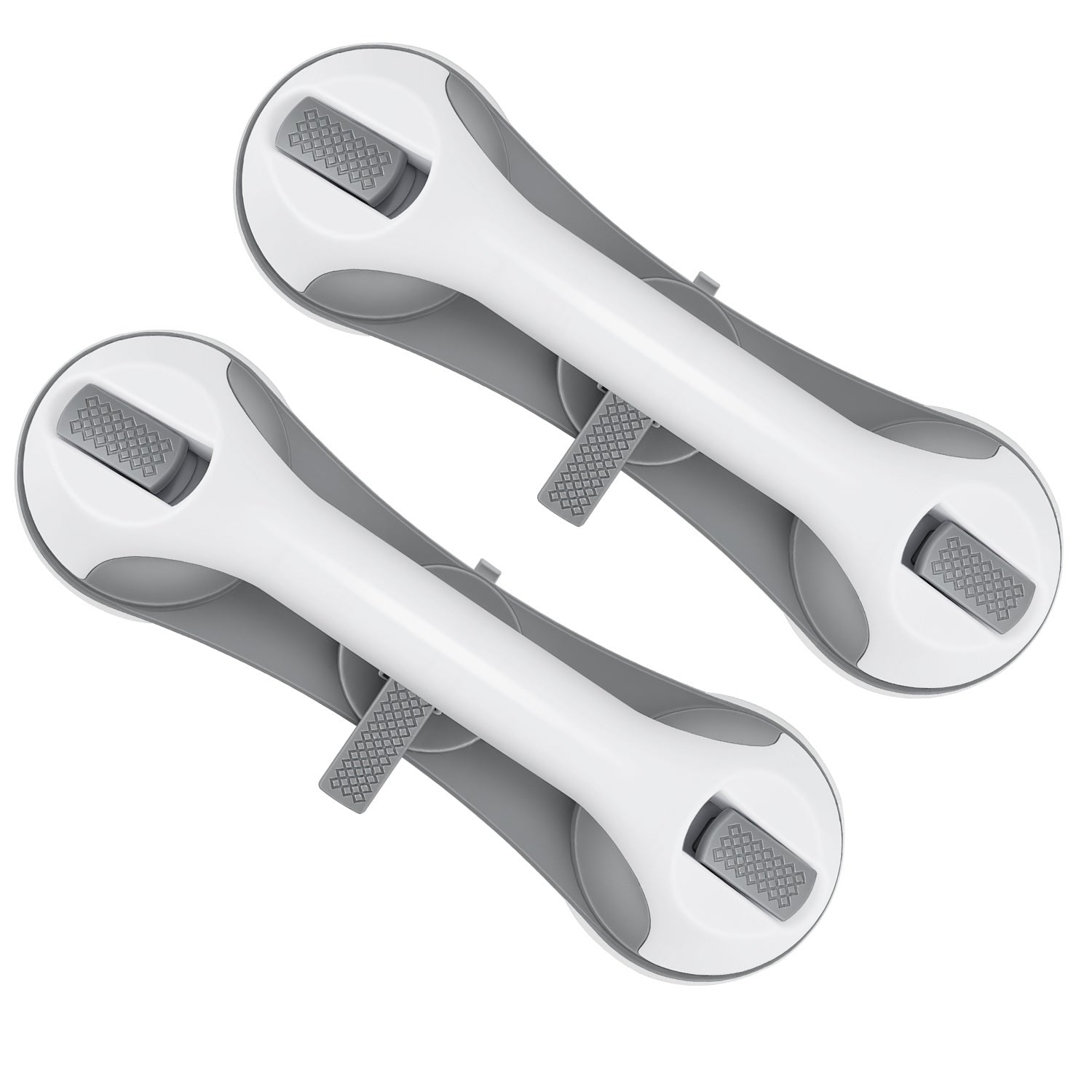 SWANEW 2PC Badewannengriff MAX 110 KG, 28CM Haltegriff Dusche mit Saugnapf, Abnehmbare Duschgriff, ohne Bohren