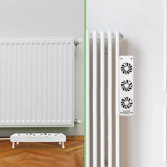 SWANEW Heizkörper Ventilator, Ventilatoren für Unterheizungen und Heizkörper, Heizungsventilator Sparen von Energie und Heizkosten bietet