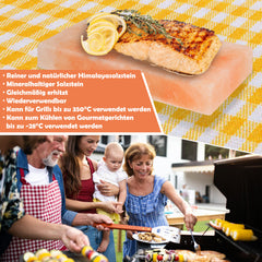 Salzstein zum Grillen 20x10x2,5cm