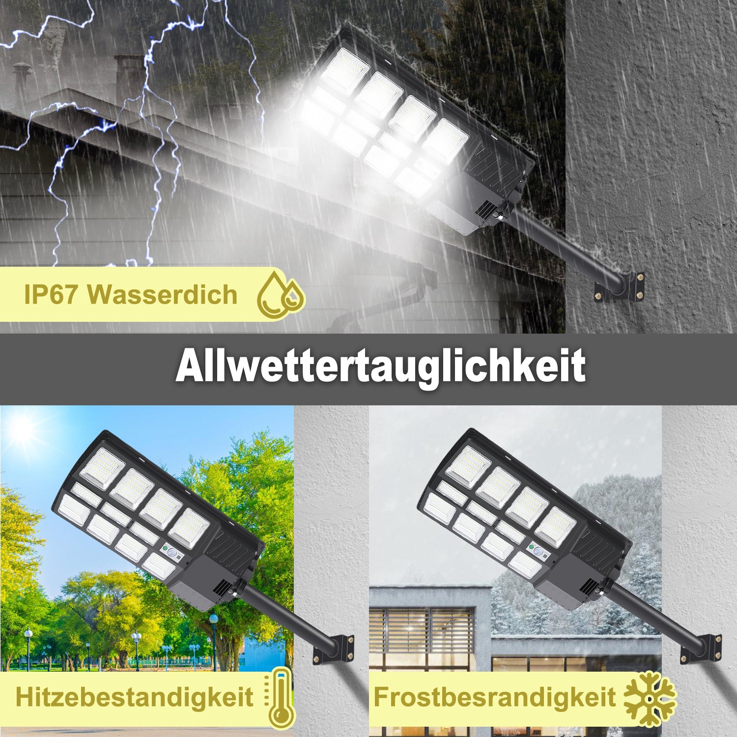 300W/400W Solar Straßenlamp