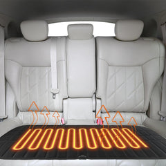 SWANEW Auto Sitzheizung/Auto Rücksitzheizung Matten 12V getrennt PKW KFZ Universal