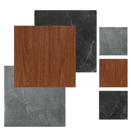 SWANEW PVC Bodenbelag Selbstklebend, Vinylboden, Vinyl Laminat, 30x30cm