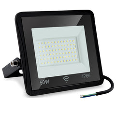 SWANEW LED Strahler Außen, LED Fluter 10W-100W, LED Scheinwerfer Kaltweiß/Warmweiß, Aussenstrahler IP66 Wasserdicht (Kein Stecker)