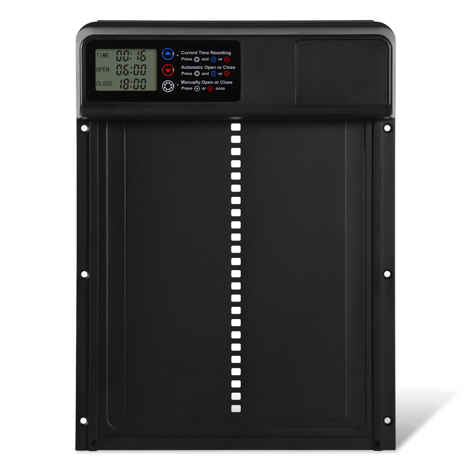 SWANEW Automatische Hühnerklappe – Elektrischer Hühnerstall-Türöffner mit Timer & großem Display – Wasserdicht & Robust für Hühner, Enten & Kleintiere