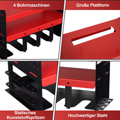 SWANEW Werkzeug Wandhalterung für Elektrowerkzeug, Werkzeughalter, Werkzeugregal