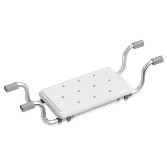 SWANEW Badewannensitz Verstellbarer, bis 136Kg Rutschfester Dusche Sitz Badesitz Wannensitz, Badebrett, Badehocker, Sitzbrett