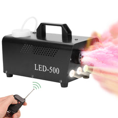 SWANEW Nebelmaschine Bodennebelmaschine 500W 13 farben RGB Dunstnebel Effekt LED Show