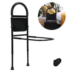 SWANEW Aufstehhilfe Bett, Aufstehhilfe Bett Senioren, mit Sensorlich, Aufstehhilfen mit Lagerung Tasche, Aufstehhilfe Höhenverstellbarer, Haltegriffe für Senioren
