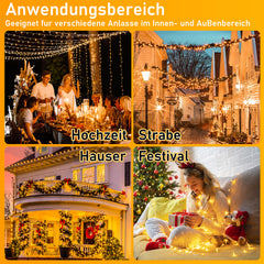 SWANEW LED lichterkette, Außen IP44 lichterketten, Baum Beleuchtung, Weihnachten Deko