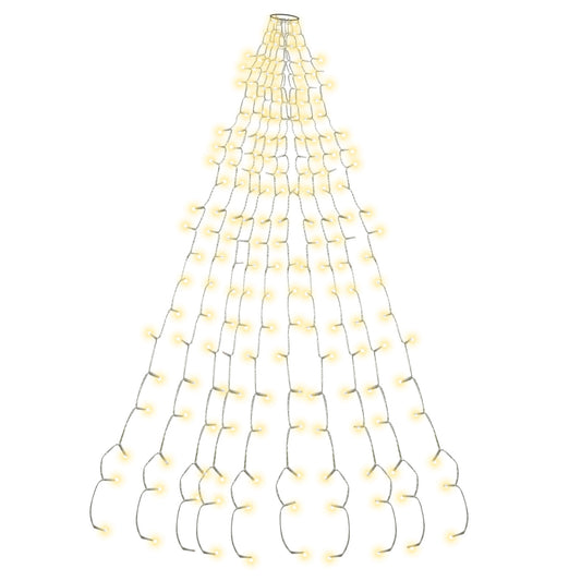 SWANEW LED lichterkette Weihnachtsbaum, Weihnachtsbaumkette, Weihnachtsbeleuchtung, mit Ring, Weihnachten Deko