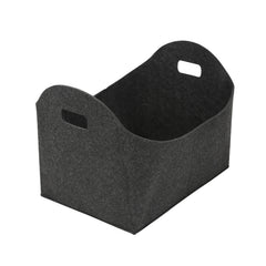 SWANEW Filzkorb Kaminholz Feuerholzkorb, Filztasche Holzkorb, Gross 44 * 31 * 34cm