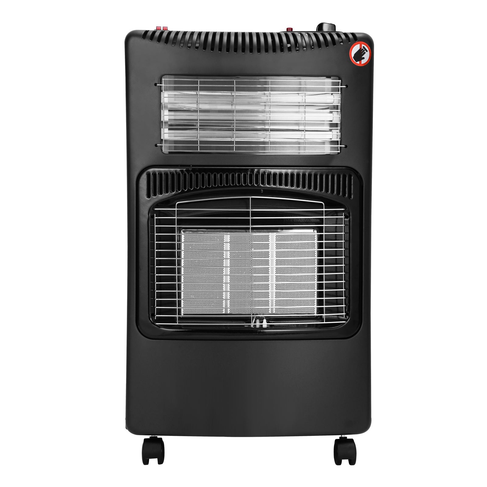 SWANEW Gasheizer für Gasflasche, Gasheizung, 4200W + 1200W Gas-Elektro-Heizgerät