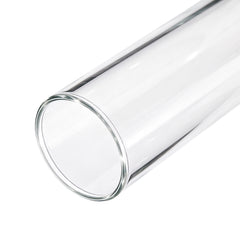 SWANEW Borosilikatglasrohr 3 mm, Ø80 mm x 100 cm, Ersatzglas Pelletfackel