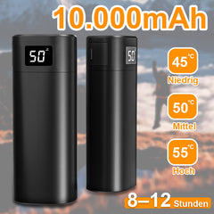 SWANEW 2x Handwärmer Elektrisch, Taschenwärmer, 10000mAh USB Wiederaufladbar