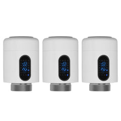 SWANEW Heizkörperthermostat, 5-35 °C, Wochenprogramm, mit 7 Ventiladapter