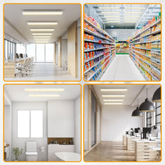 SWANEW LED Feuchtraumleuchte 18W/24W, Wannenleuchte 4000K Neutralweiß, T8 LED Röhre, Feuchtraumlampe IP65 Wasserfest Röhrenlampe, Werkstattlampe