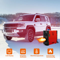 SWANEW Standheizung Diesel 8KW 12V, Lufterhitzer Dieselheizung 5L, mit Bluetooth APP Steuerung