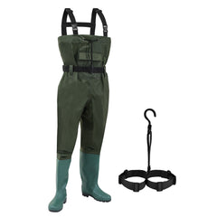 SWANEW Wathose Herren Wasserdicht, Hochwasserhose mit Rutschfeste