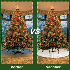 SWANEW Weihnachtsbaum Decke, Christbaumdecke, Tannenbaum Decke, 78/90/122CM