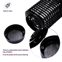 SWANEW Insektenvernichter Elektrisch, 3W UV LED Insektenfalle Mückenlampe 20m² inkl. Mückenlampe Fliegenfänger Fliegenfalle Insektenkiller