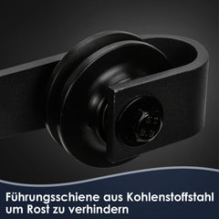Schiebetürbeschlag Set Rechteck