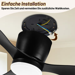 Deckenventilator Leise mit Licht
