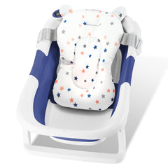 SWANEW 50L Baby Badewanne, Faltbare babywanne mit Anti Stütze, baby wanne mit Echtzeit-Temperaturmessung, Badewanneneinsatz Baby-Badewanne, für Babys 0-6 Jahre