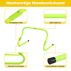 SWANEW Speed & Agility Training Set Koordinationsleiter, Trainingsset Enthält 1 Agility Leiter, 6 verstellbare Hürden, 12 Hütchen, Aufbewahrungstasche