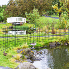 Teichzaun Gartenzaun Steckzaun