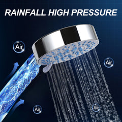 SWANEW LED Duschpaneel, Regendusche Duschsystem mit Temperaturanzeige, 5 Funktionen Duschsäule,Verstellbare Massagedüsen