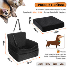 SWANEW Hundesitz auto, Hundeautositz, für Kleine Mittlere Hunde