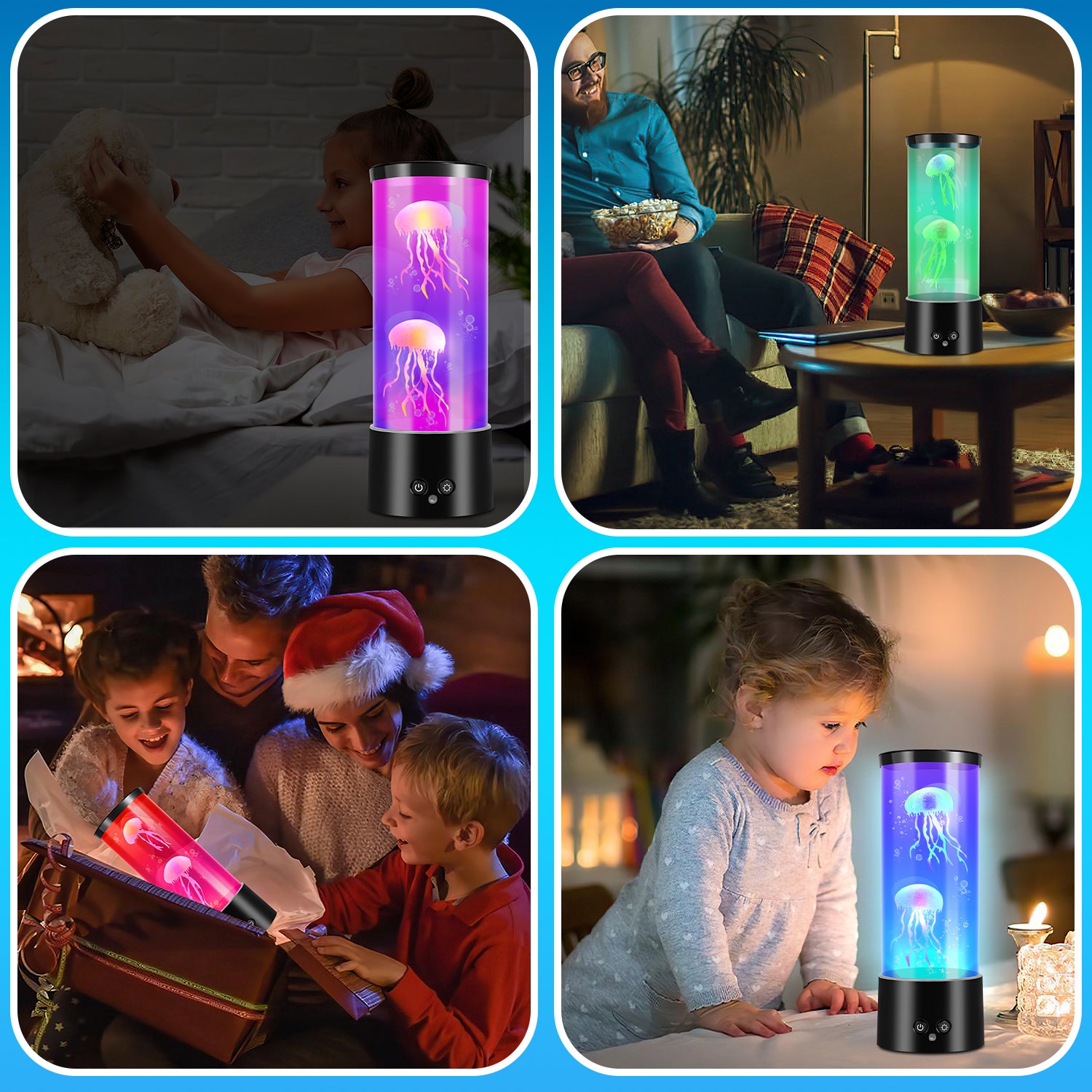 LED Quallenlampe