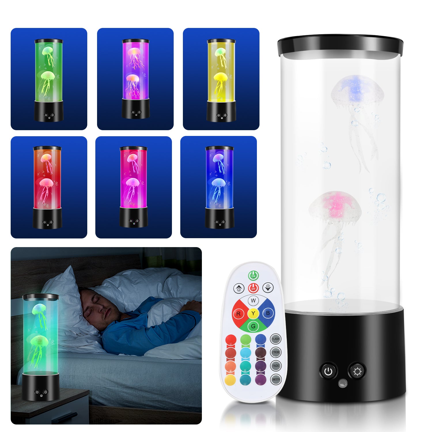 LED Quallenlampe