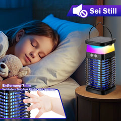 SWANEW Solar Insektenvernichter Licht UV-Licht Mückenlampe LED Elektrich RGB