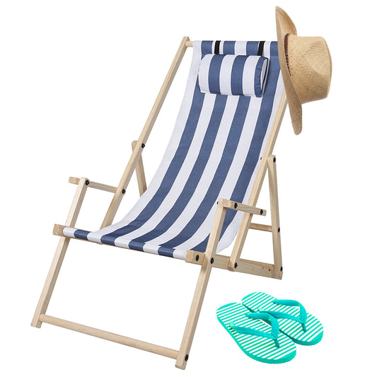 Swanew Klappstühle für drinnen und draußen Strandstühle aus Segeltuch