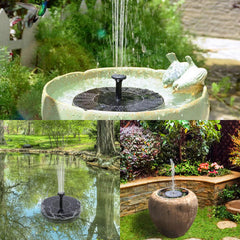 Swanew SolarPumpe solar springbrunnen Fontäne Teichpumpe Teich Wasserspiel 16cm kleiner
